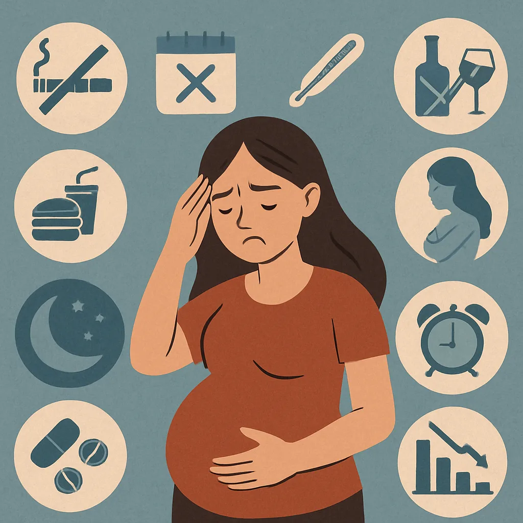 10 fouten die zwanger worden vertragen