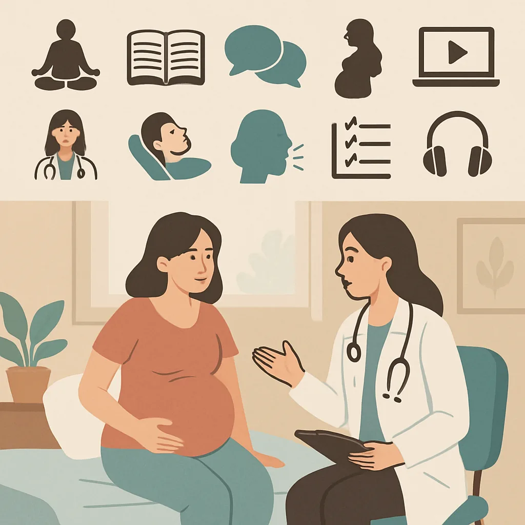 10 tips om angst voor bevalling te verminderen