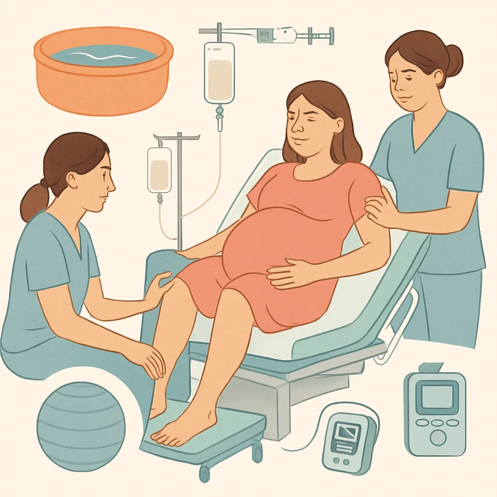 Beste hulpmiddelen voor pijn tijdens bevalling