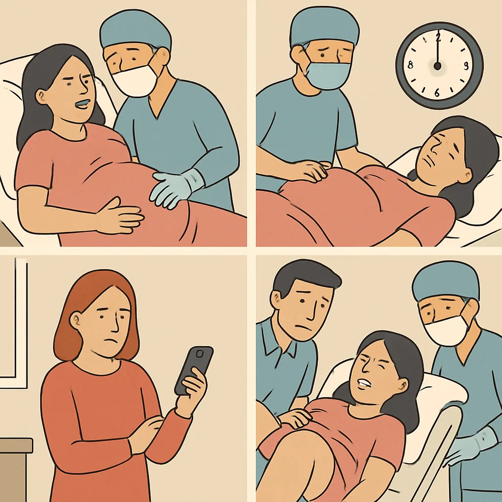 Veelgemaakte fouten tijdens de bevalling