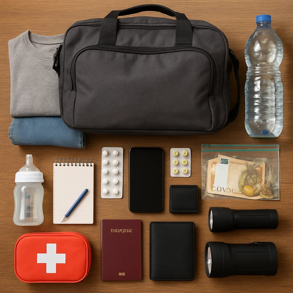 Wat moet in je vluchttas zitten